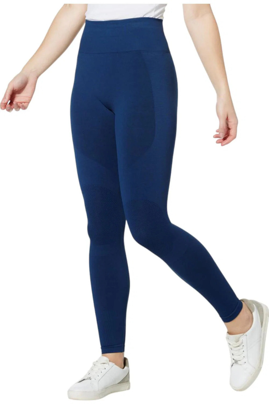 Copper Life Seamless Leggings Navy - Regular